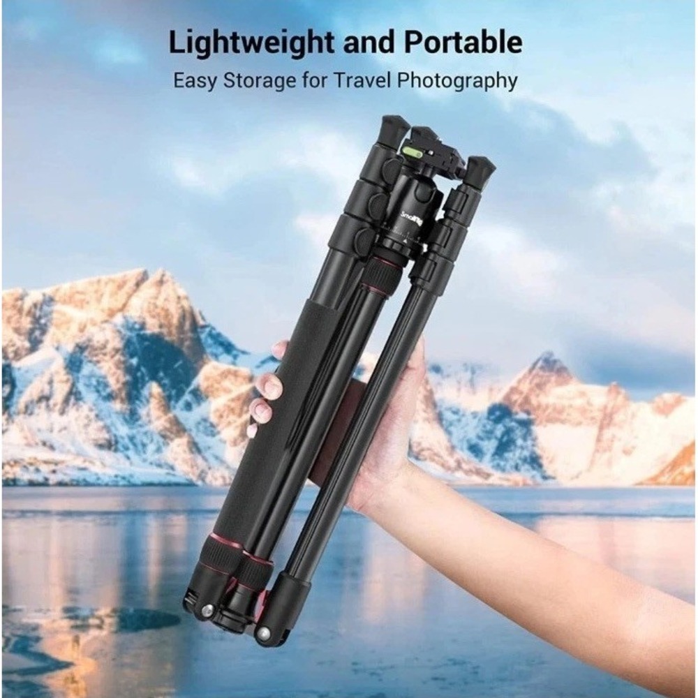 SmallRig‎ CT-10 Aluminum Camera Tripod Monopod 360 Ball Head 70 inch Max Height